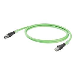 Weidmüller IE-C6EL8UG0010U40XCS-E datový zástrčkový konektor pro senzory - aktory, 1457580010, piny: 8, 1.00 m, 1 ks