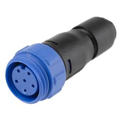 Bulgin PX0411/06S/4550 kulatý konektor DIN, 1 ks