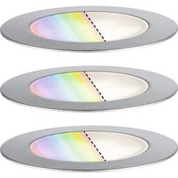 Paulmann 94752 Osvětlovací systém Plug&Shine LED vestavná svítidla LED 6 W teplá bílá nerezová ocel