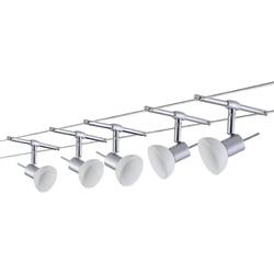 Paulmann Sheela 94136 základní lankový systém GU5.3 50 W LED chrom (matný), opálová
