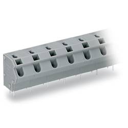 WAGO 254-656 pružinová svorkovnice 1.50 mm² Pólů 6 šedá 80 ks