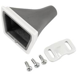 Hammond Electronics 1552DPGKITGY kabelová průchoda (d x š x v) 36 x 36 x 25 mm, TPE, šedá, 1 ks