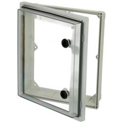 Fibox PW 504409 T kontrolní okénko průhledné víko, s dvěma zuby, odolná vůči UV záření (d x š x v) 88 x 451 x 503 mm polykarbonát šedá 1 ks