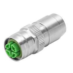 Weidmüller IE-PS-M12X-180-S-TH konektor akčního/snímacího členu , 2672440000, piny: 8, 1 ks