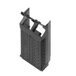 Electronics housings, OMNIMATE Housing - series CH20MBlack, Side element, Width: 45 mm
