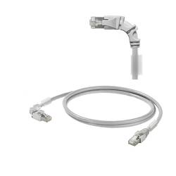 Weidmüller 2703320015 RJ45 síťové kabely, propojovací kabely CAT 6A S/FTP 1.50 m šedá 1 ks