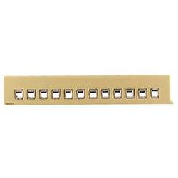 Multipin terminal strip, Single- and multi-pole terminal strip, Rated cross-section: 2,5 mm², Screw connection, Direct mounting MK 2/12 0241260000 béžová