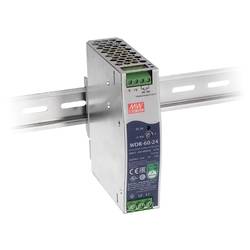 Mean Well WDR-60-48 síťový zdroj na DIN lištu, 48 V/DC, 1.25 A, 60 W, výstupy 1 x
