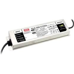 Mean Well LED driver konstantní proud 199.5 W 1050 mA 95 - 190 V/DC stmívací funkce 3v1 , montáž na nehořlavém povrchu , schválení nábytku , outdoorový , PFC