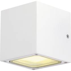 SLV Sitra Cube 232531 venkovní nástěnné osvětlení úsporná žárovka, LED GX53 18 W bílá