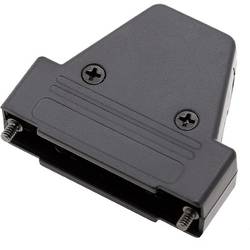 encitech TRI-P-25-K 6550-0101-03 D-SUB pouzdro Pólů: 25 plast 180 °, 45 °, 45 ° černá 1 ks