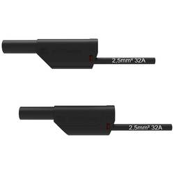 Schützinger bezpečnostní měřicí kabely 150 cm černá 1 ks