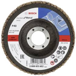 Bosch Accessories 2608603652 X431 vějířovitý brusný kotouč Průměr 115 mm Ø otvoru 22.33 mm ocel 1 ks