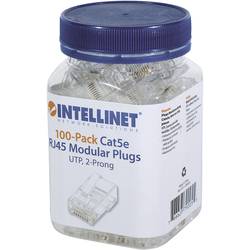 Intellinet, 790055, zástrčka RJ45, CAT 3, CAT 4, CAT 5, CAT 5e, piny:8P8C, 100 ks