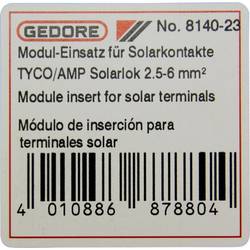 Gedore 8140-23 2078082 krimpovací nástavec solární konektor 2.5 do 6 mm²