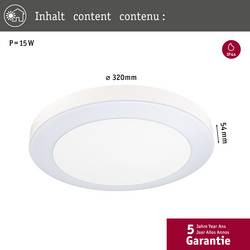 Paulmann Circula 94528 venkovní nástěnné LED osvětlení s PIR detektorem LED 14 W béžová