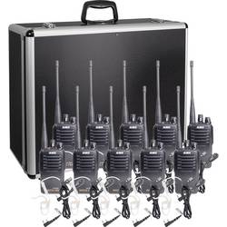 Alinco Team-Set DJ-PAX-4 + KEP-24-VK 150099 PMR radiostanice sada 10 ks