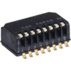 C & K Switches TDP06H1SBD1R DIP spínač Pólů 6 1 ks Tape