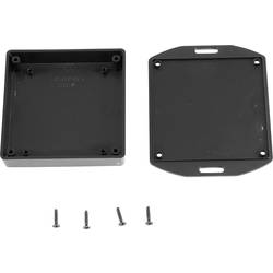Hammond Electronics 1551XXFLBK univerzální pouzdro 80 x 80 x 15 ABS černá 1 ks