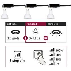 Paulmann 28785 LED vestavné svítidlo, třída G (A - G), GU10, 19.5 W, bílá