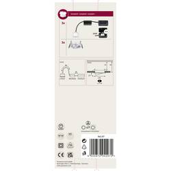Paulmann 94297 EBL Nova mini Coin LED vestavné svítidlo, LED, pevně vestavěné LED, 4 W, hliník, sada 3 ks