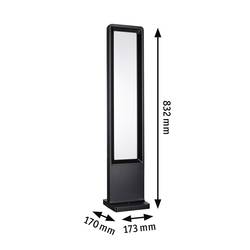Paulmann Reana 93110 venkovní nástěnné LED osvětlení LED 4 W antracitová