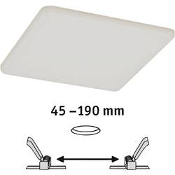 Paulmann 92395 EB Panel Veluna VariFit LED vestavné svítidlo, LED, pevně vestavěné LED, 17 W, saténová