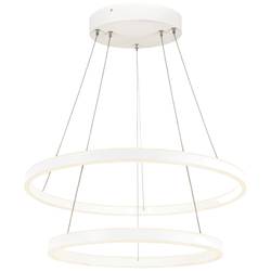 SLV ONE DOUBLE 1004768 LED závěsný lustr LED pevně vestavěné LED 49 W bílá