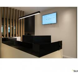 SLV GLENOS 1001400 LED závěsný lustr LED pevně vestavěné LED 46 W černá