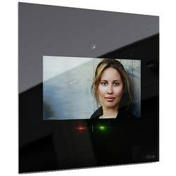 m-e modern-electronics VDV-1007 S bezdrátový domovní video telefon vnitřní jednotka, černá, 41279