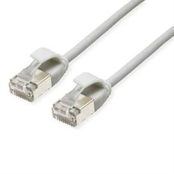 Roline 21.15.3300 RJ45 síťové kabely, propojovací kabely CAT 6A U/UTP 0.15 m šedá nestíněný, bez halogenů, samozhášecí 1 ks