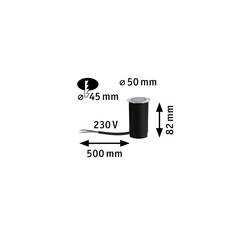 Paulmann Floor downlight 2200K deko rd 94727 podlahové svítidlo pevně vestavěné LED LED 2.2 W hliník