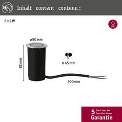 Paulmann Floor downlight 2200K deko rd 94727 podlahové svítidlo pevně vestavěné LED LED 2.2 W hliník