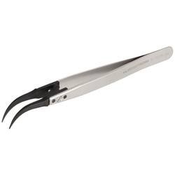 Lindström TL 7CFR-SA ESD Pinzeta, 7CF, plochá, zahnutá, 130 mm
