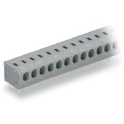 WAGO 235-403 pružinová svorkovnice 1.50 mm² Pólů 3 šedá 280 ks