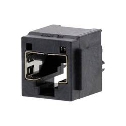 Molex 955522887, zásuvkový modul RJ45, zásuvka, černá, 1 ks