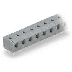 WAGO 235-504 pružinová svorkovnice 1.50 mm² Pólů 4 šedá 140 ks