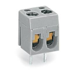 WAGO 237-112 šroubová svorkovnice 2.50 mm² Pólů 1 šedá 600 ks