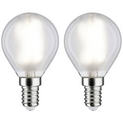Paulmann 28919 LED Energetická třída (EEK2021) F (A - G) E14 kapkový tvar 4.8 W = 40 W neutrální bílá (Ø x v) 45 mm x 78 mm 2 ks