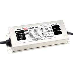 MW Mean Well ELG-75-12A-3Y LED driver konstantní napětí, konstantní proud 60.0 W 5 A 6 - 12 V/DC stmívatelný, PFC spínací obvod , ochrana proti přepětí ,