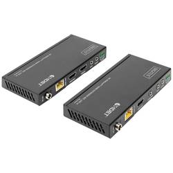 Digitus DS-55508 HDMI / RJ45 adaptér [1x HDMI zásuvka - 2x HDMI zásuvka] černá 4K UHD