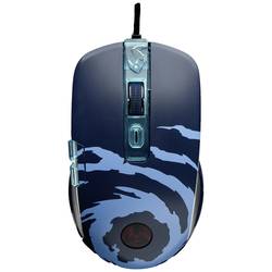 Lexip Naruto Shippuden Kakashi Kamui optická herní myš, kabelový, 12000 dpi, černá, modrá