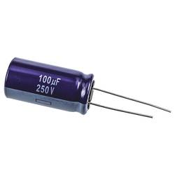 Panasonic elektrolytický kondenzátor radiální 7.5 mm 100 µF 250 V 20 % (Ø) 16 mm 1 ks