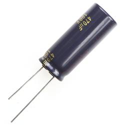 Panasonic elektrolytický kondenzátor radiální 7.5 mm 470 µF 100 V 20 % (Ø) 16 mm 1 ks