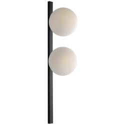 ECO-Light Wandleuchte 9110-AP2 NERO nástěnné světlo E14 bílá, černá
