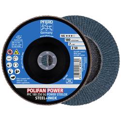 PFERD 67785186 lamelový kotouč Průměr 180 mm Ø otvoru 22.23 mm nerezová ocel, ocel 10 ks