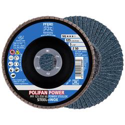 PFERD 67685126 lamelový kotouč Průměr 125 mm Ø otvoru 22.23 mm nerezová ocel, ocel 10 ks