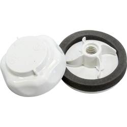 Hammond Electronics zátka (Ø x v) 32 mm x 14 mm, polykarbonát, světle šedá, 1 ks