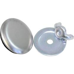 Hammond Electronics zátka (Ø x v) 35 mm x 12 mm, nerezová ocel, nerezová ocel, 1 ks