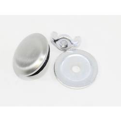 Hammond Electronics zátka (Ø x v) 31 mm x 12 mm, nerezová ocel, nerezová ocel, 1 ks